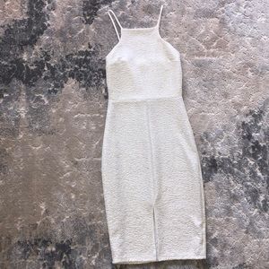 white cocktail dress